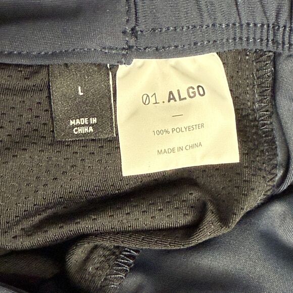01.Algo WarpTech Performance Commuter Pants NWT Navy Blue - Men's L - 36W x 31L - Picture 4 of 10